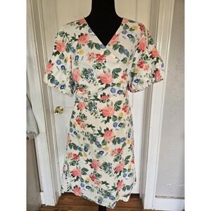 old navy denim wrap dress Old Navy Cotton Denim Wrap Dress In Blue Size Medium